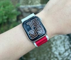 Apple Watch Alpine Loop Kordon - Kırmızı/Yıldız Işığı