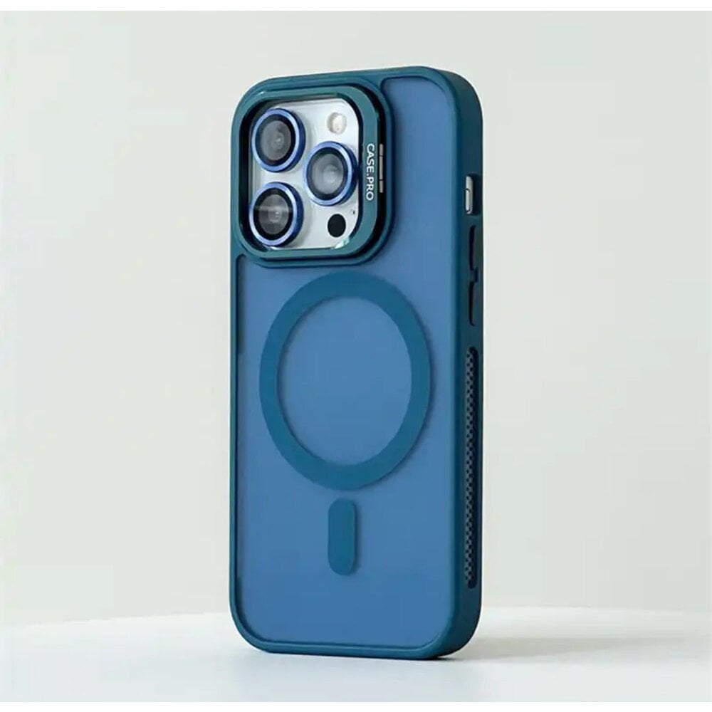 Casepro Lensli Standlı Kılıf - Mavi Naturel