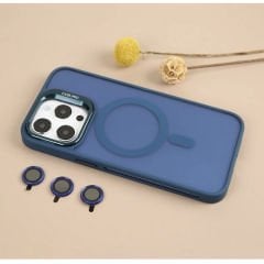 Casepro Lensli Standlı Kılıf - Mavi Naturel