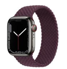 Apple Watch Solo Loop Örgü - Koyu Kiraz