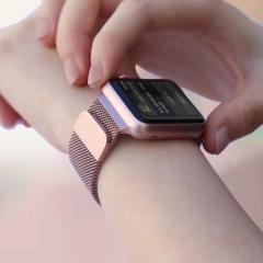 Apple Watch Milano Loop Kordon - Rose
