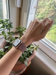 Apple Watch Milano Loop Kordon - Rose