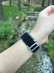 Apple Watch Alpine Loop Kordon - Siyah/Yeşil