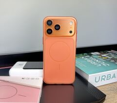 Premium Texture MagSafe Şeffaf Kılıf - Pink