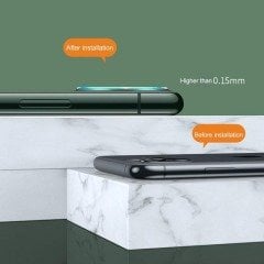 iPhone Şeffaf Kamera Koruyucu Full