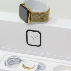 Apple Watch Milano Loop Kordon - Altın Gold