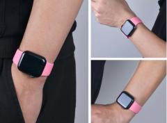 Apple Watch Silicon Kordon - Pembe