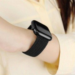 Apple Watch Solo Loop Örgü - Kömür