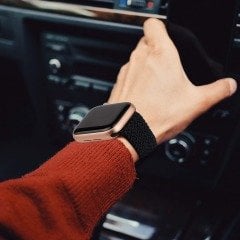 Apple Watch Solo Loop Örgü - Kömür