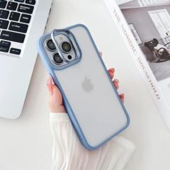 iPhone Easoncase Lensli Mika Kılıf -Sierra Blue