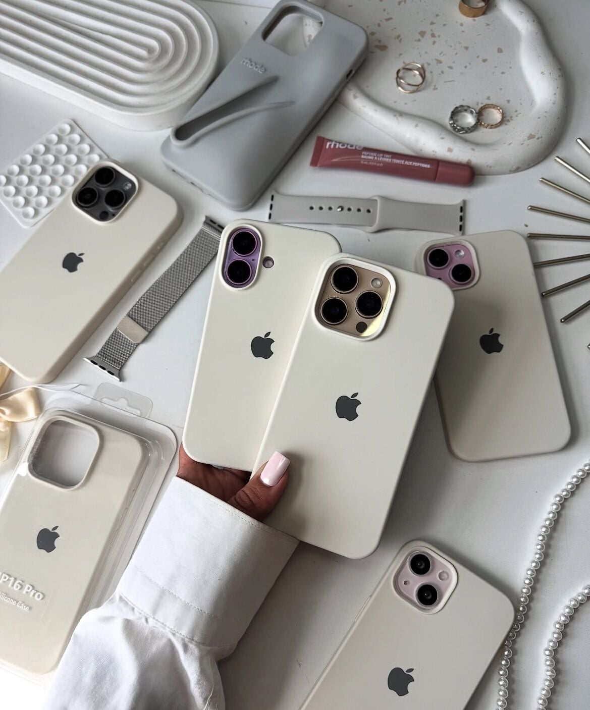iPhone Lansman Kılıf - Bej