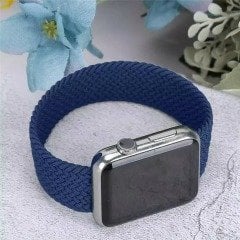 Apple Watch Solo Loop Örgü - Atlantik Mavisi