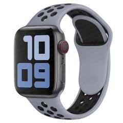 Apple Watch Nike Kordon - Soft Grey/Siyah