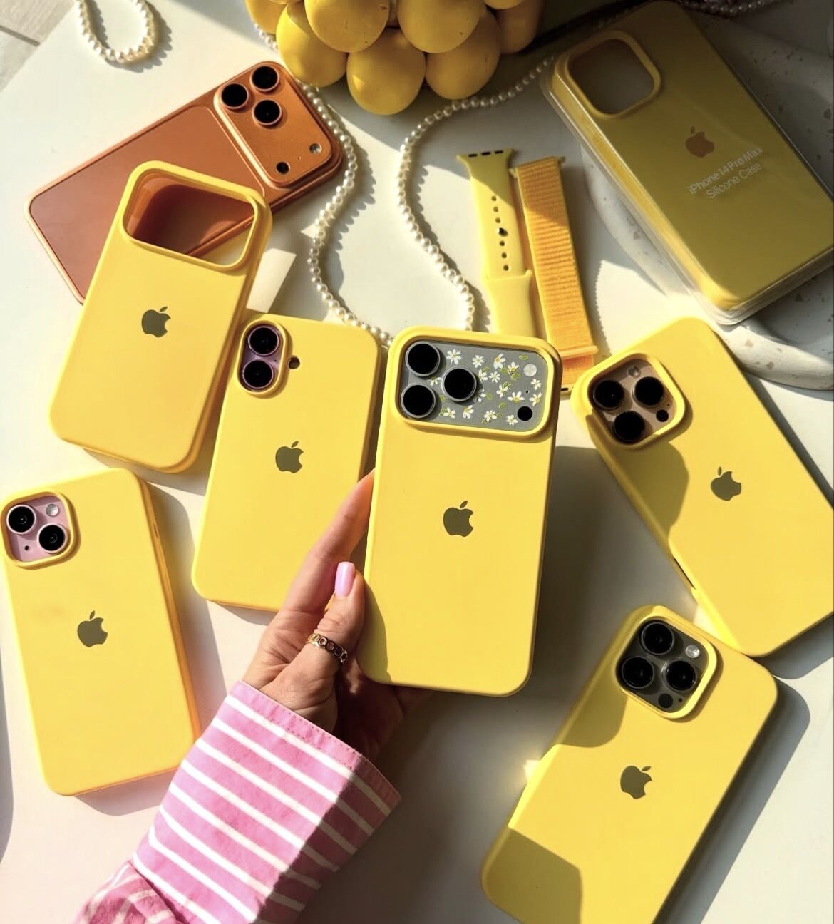 iPhone Lansman Kılıf - Sarı