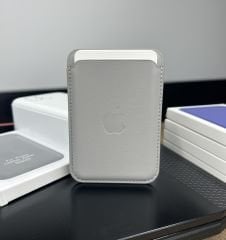 Apple MagSafe Özellikli Deri Cüzdan - Titanyum Natural