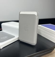 Apple MagSafe Özellikli Deri Cüzdan - Titanyum Natural