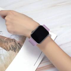 Apple Watch Silicon Kordon - Eflatun