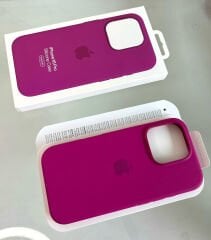 iPhone MagSafe Özellikli Silicon Kılıf - Fuşya