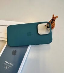 iPhone MagSafe Özellikli Silicon Kılıf - Kot Rengi