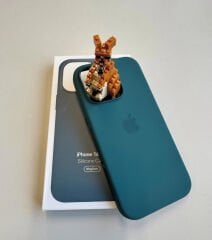 iPhone MagSafe Özellikli Silicon Kılıf - Kot Rengi