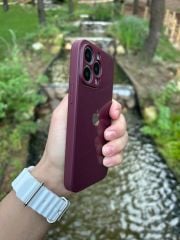 iPhone Cam Kılıf - Bordo