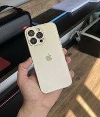 iPhone A-G Glass Case - Desert Titanium