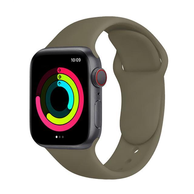 Apple Watch Silicon Kordon - Khaki