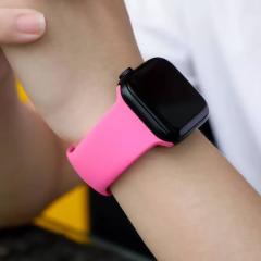 Apple Watch Silicon Kordon - Barbie Pink
