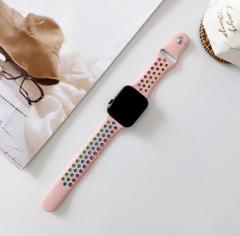 Apple Watch Nike Kordon - Pembe Gökkuşağı