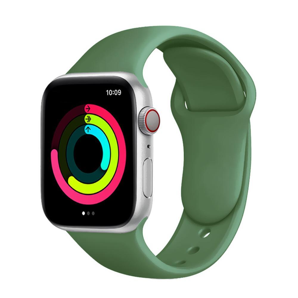 Apple Watch Silicon Kordon - Army Green