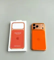 İphone Lansman Clear MagSafe Kılıf - Turuncu