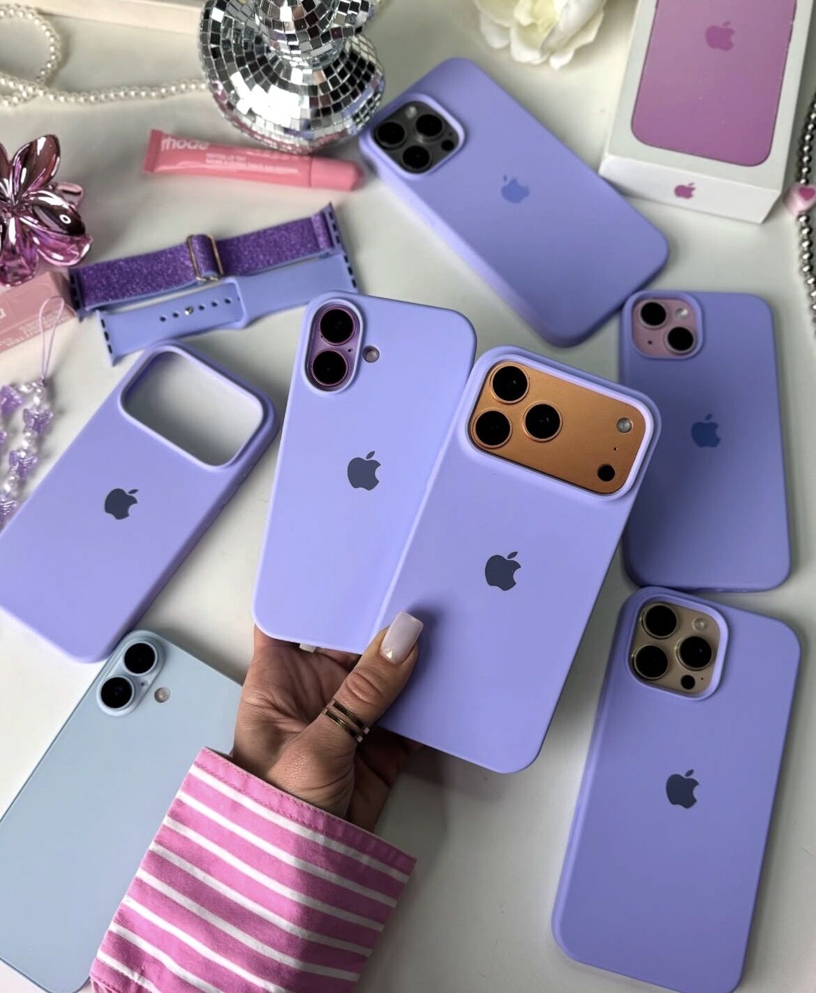 iPhone Lansman Kılıf - Lila