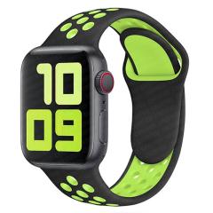 Apple Watch Nike Kordon - Siyah/Yeşil