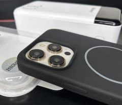 iPhone Slim MagSafe Silicon Kılıf - Siyah