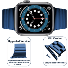 Apple Watch Bilezik Çelik Kordon - Lacivert