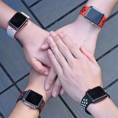 Apple Watch Nike Kordon - Siyah/Sarı