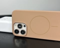iPhone Slim MagSafe Silicon Kılıf- Çöl Titanyum