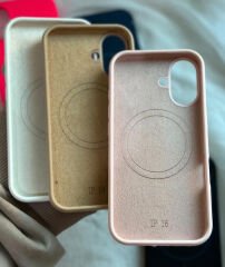 iPhone Slim MagSafe Silicon Kılıf- Çöl Titanyum