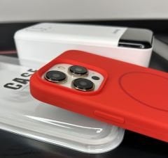 iPhone Slim MagSafe Silicon Kılıf - Kırmızı
