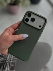 iPhone TechWoven Dokuma MagSafe Kılıf - Yeşil