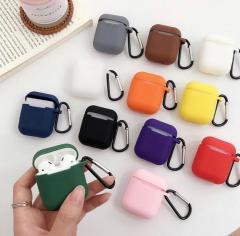 Airpods 2.Nesil Kancalı Silicon Kılıf - Bebe Mavi