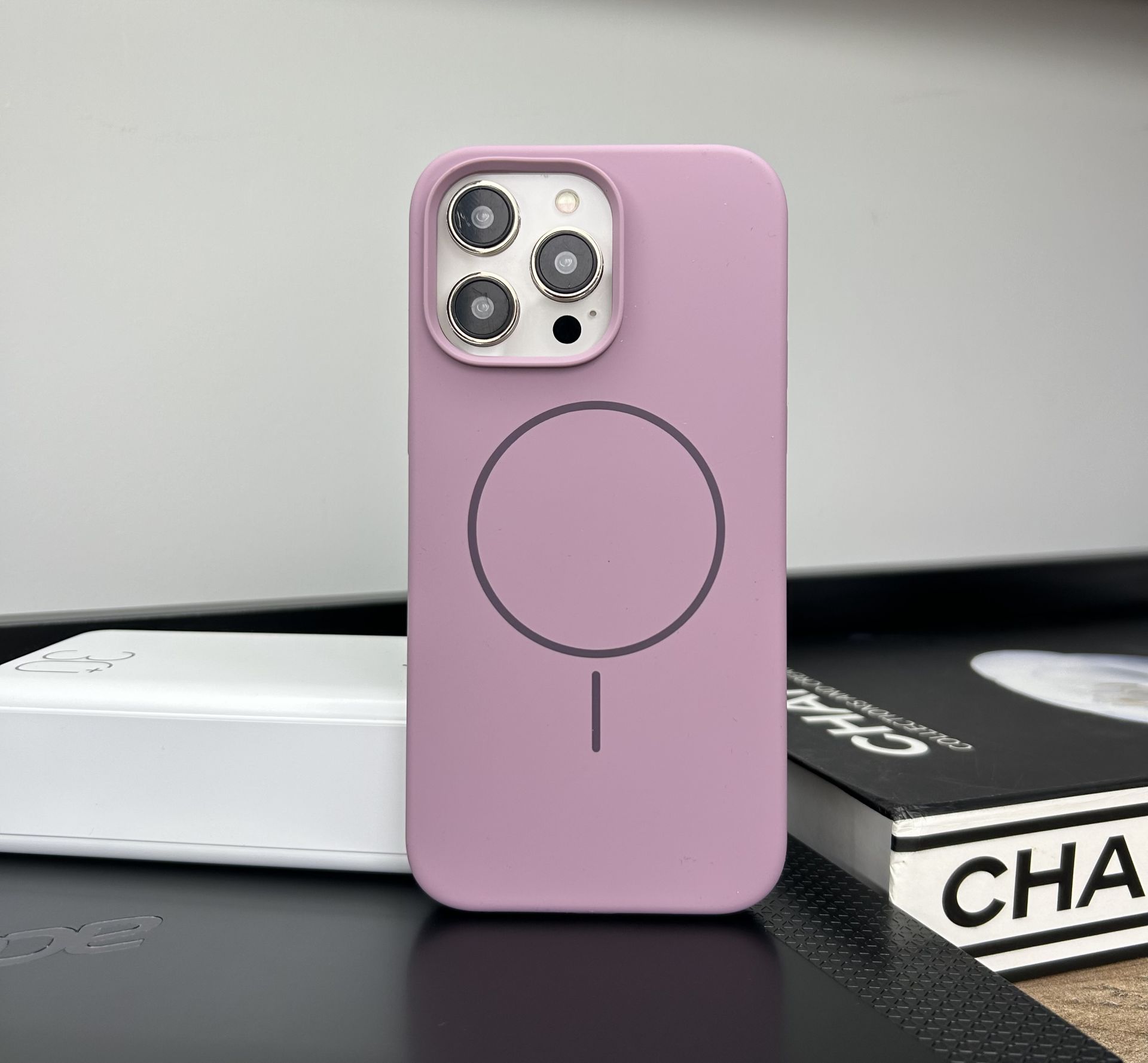 Beats MagSafe Silicon Kılıf - Eflatun