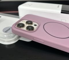 Beats MagSafe Silicon Kılıf - Eflatun