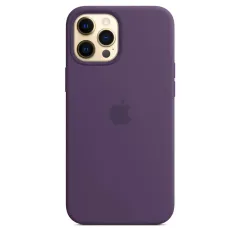 iPhone MagSafe Özellikli Silicon Kılıf - Derin Mor
