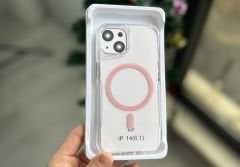 Nox MagSafe Şeffaf Kılıf - Kum Pembe