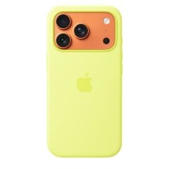 iPhone MagSafe Özellikli Silicon Kılıf - Neon Sarı