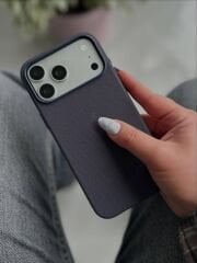 iPhone TechWoven Dokuma MagSafe Kılıf - Mor
