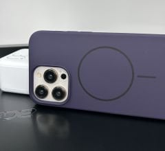 iPhone Slim MagSafe Silicon Kılıf - Derin Mor
