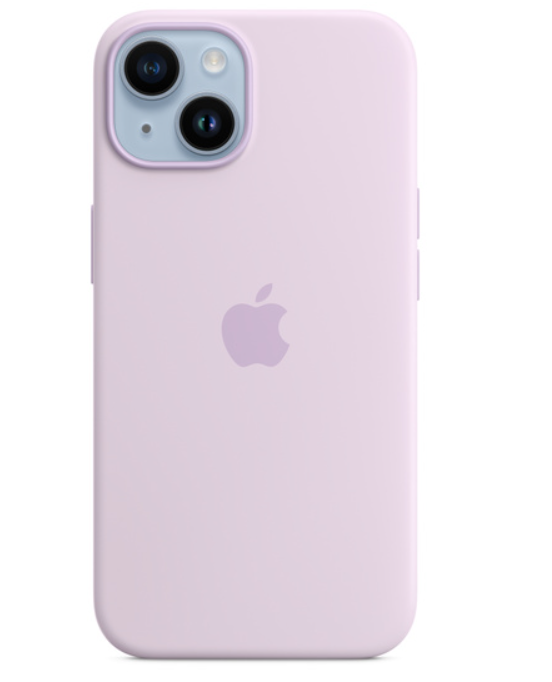 iPhone MagSafe Özellikli Silicon Kılıf - Leylak