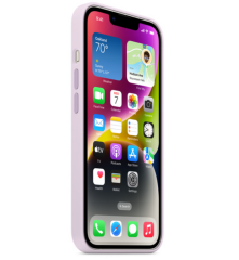 iPhone MagSafe Özellikli Silicon Kılıf - Leylak